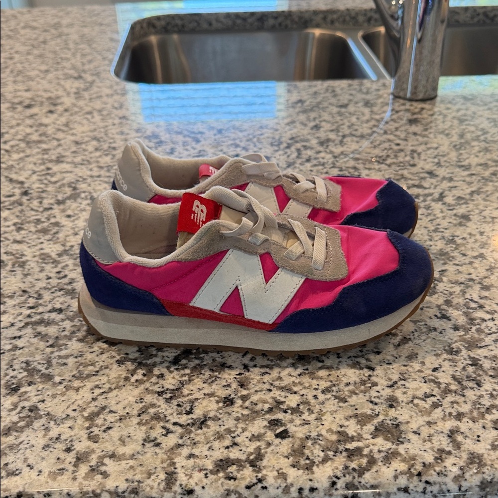 New Balance Kids' Sneakers in Pink and Navy